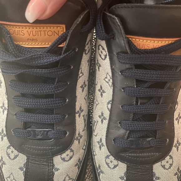 Authentic Louis Vuitton Denim Sneaker - Picture 1 of 4